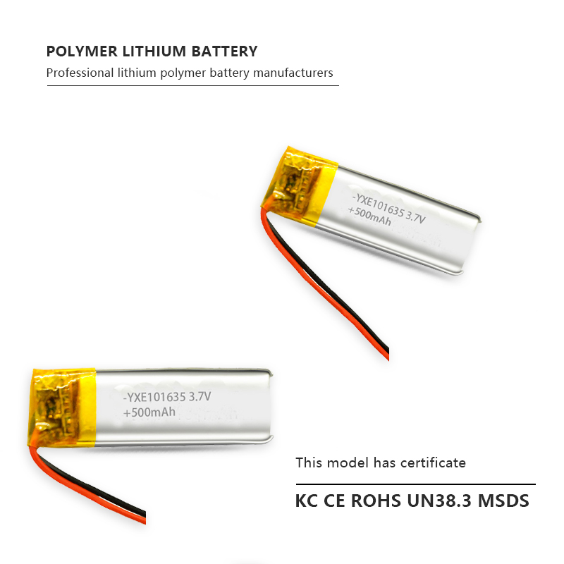 3.7 V Li-ion Battery 102764-1950mah
