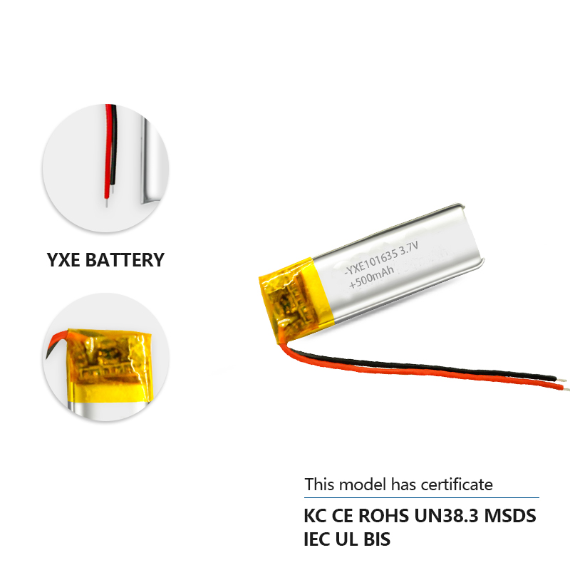 3.7 V Li-ion Battery 102764-1950mah