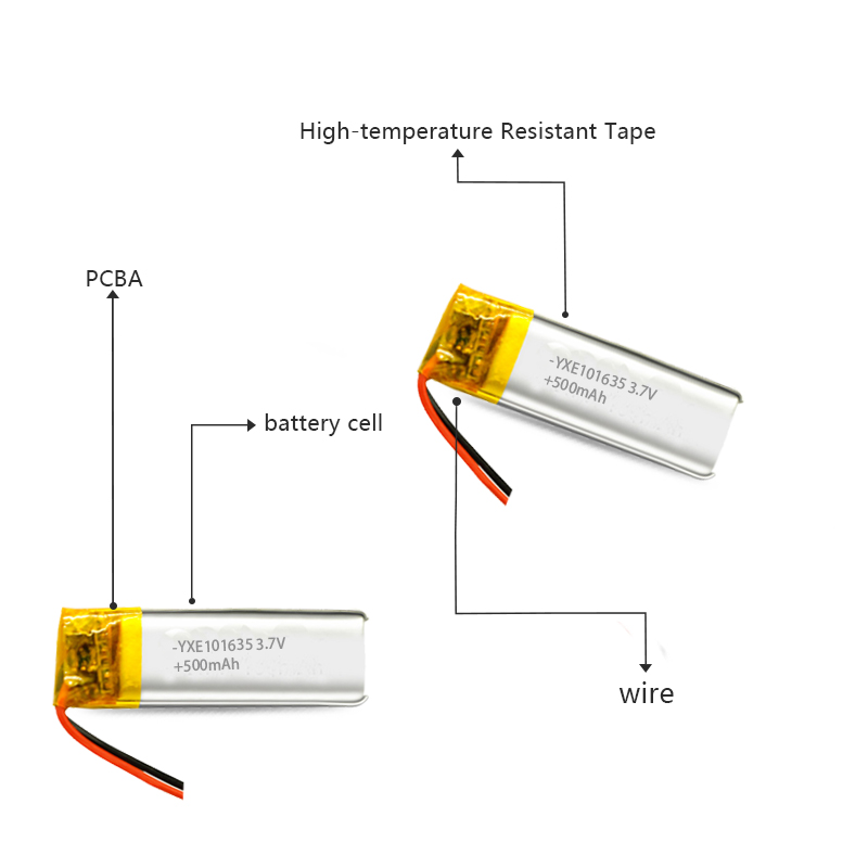 3.7 V Li-ion Battery 102764-1950mah