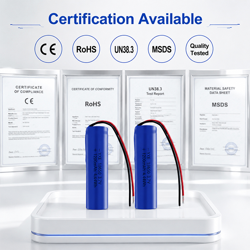 3.7 V 2000mAh 18650 Li-ion Battery
