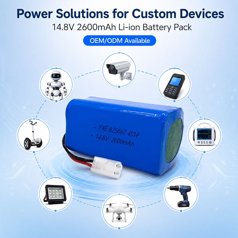 14.8V 2600mAh lithium battery pack