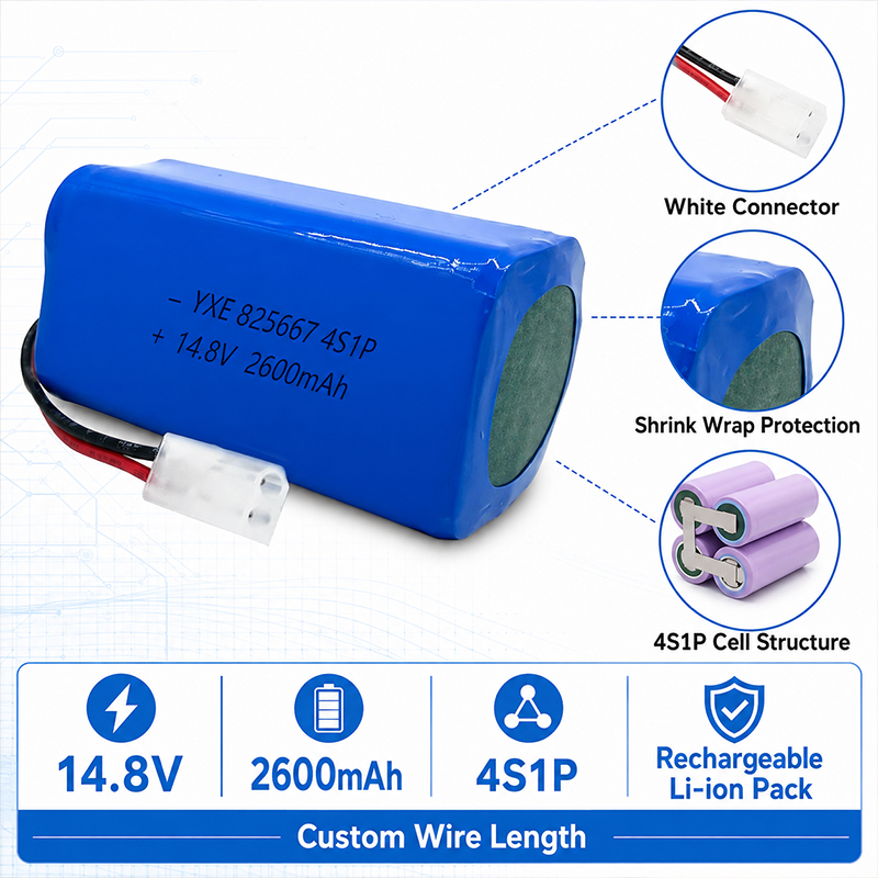 14.8V 2600mAh lithium battery pack