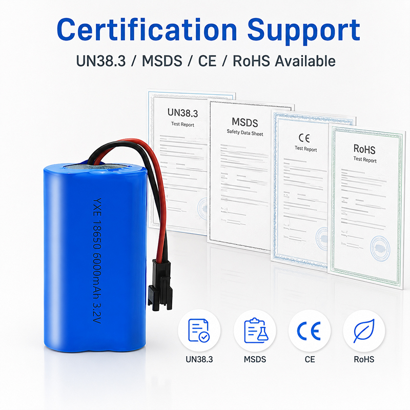 3.2V 6000mAh lithium battery pack
