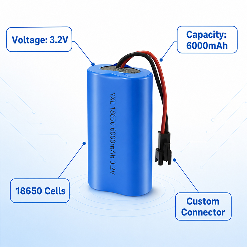 3.2V 6000mAh lithium battery pack