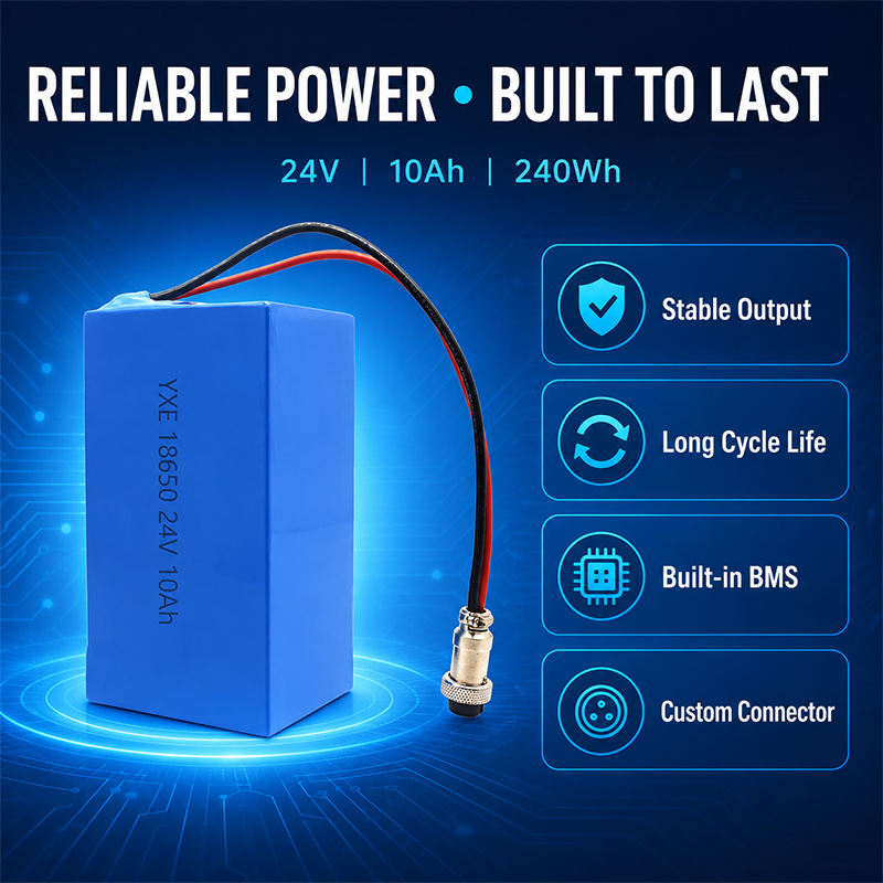 24 V 10Ah 18650 Li-ion Battery