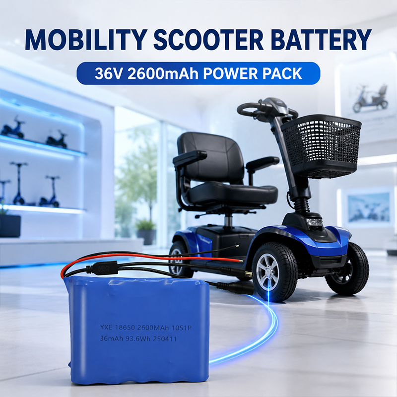 36 V 2600mAh 18650 10S1P 36mAh Li-ion Battery