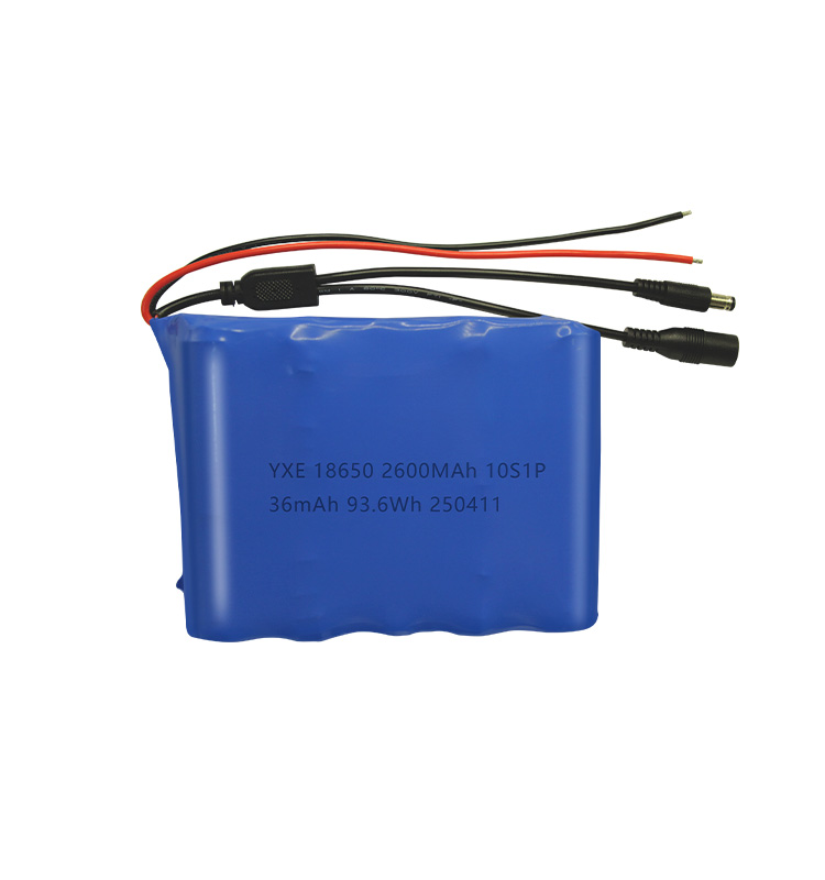 36 V 2600mAh 18650 10S1P 36mAh Li-ion Battery