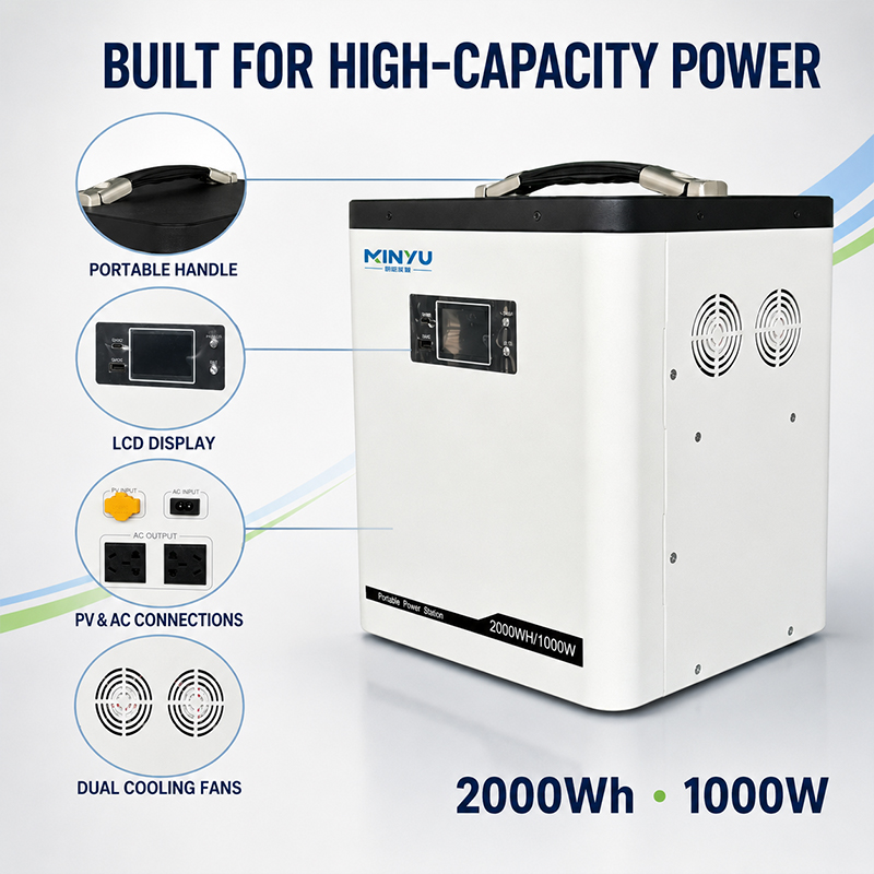 Portable Power Stations 2000Wh 1000W