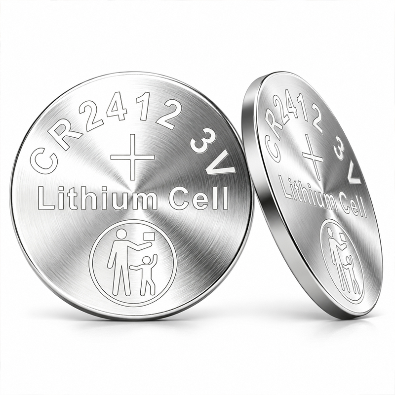 CR2412 lithium coin cell battery