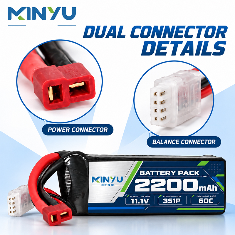 2200mAh 11V 60C Drone Battery
