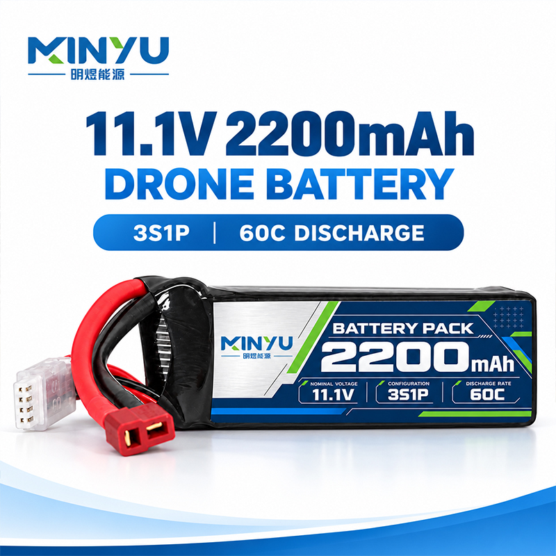 2200mAh 11V 60C Drone Battery