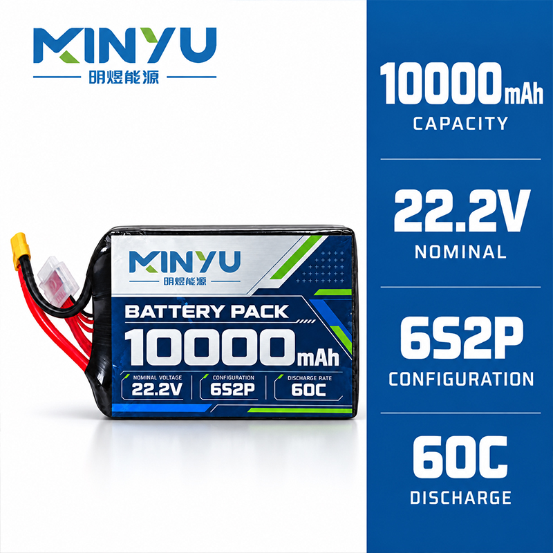 10000mAh 22V 60C Drone Battery