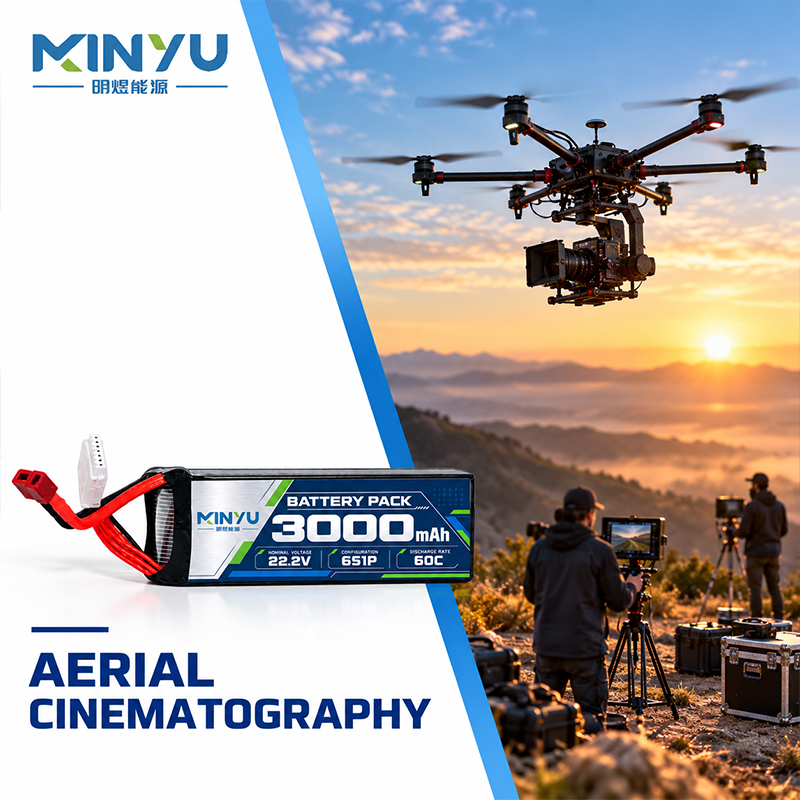 3000mAh 22V 60C Drone Battery