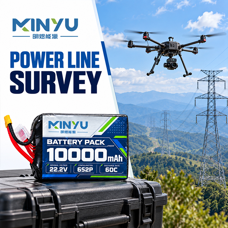 10000mAh 22V 60C Drone Battery
