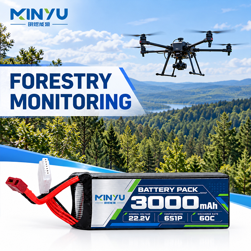 3000mAh 22V 60C Drone Battery