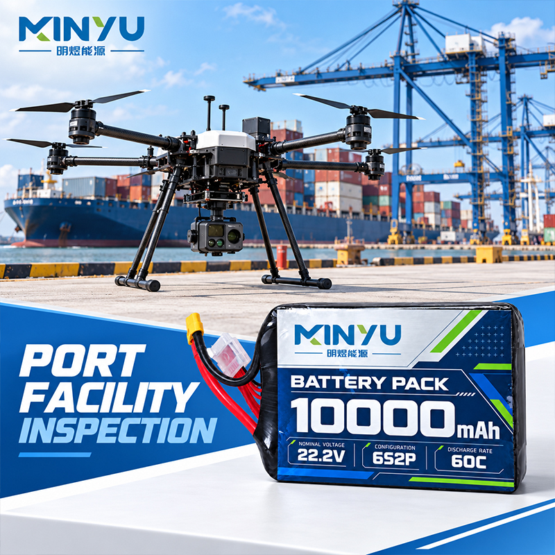 10000mAh 22V 60C Drone Battery