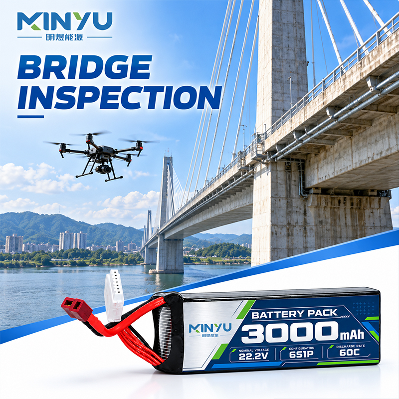 3000mAh 22V 60C Drone Battery
