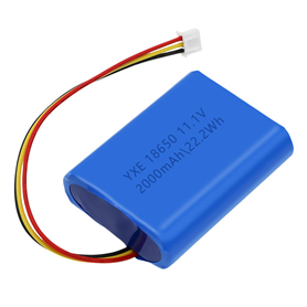 11.1V 2000mAh lithium battery pack