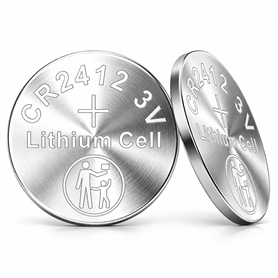 CR2412 lithium coin cell battery