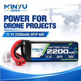 2200mAh 11V 60C Drone Battery