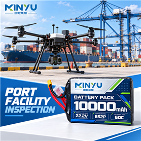 10000mAh 22V 60C Drone Battery